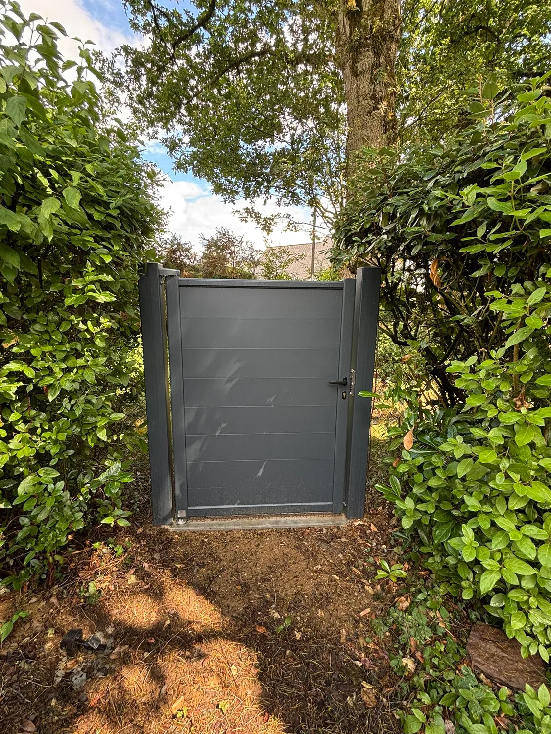 installation de porte de garage vitre